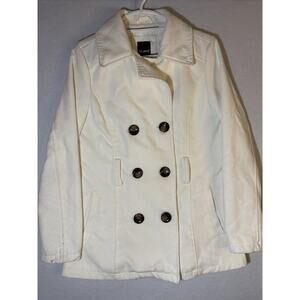 Me Jane Polyester Wmns Polyester Coat Cream Wht Size L
